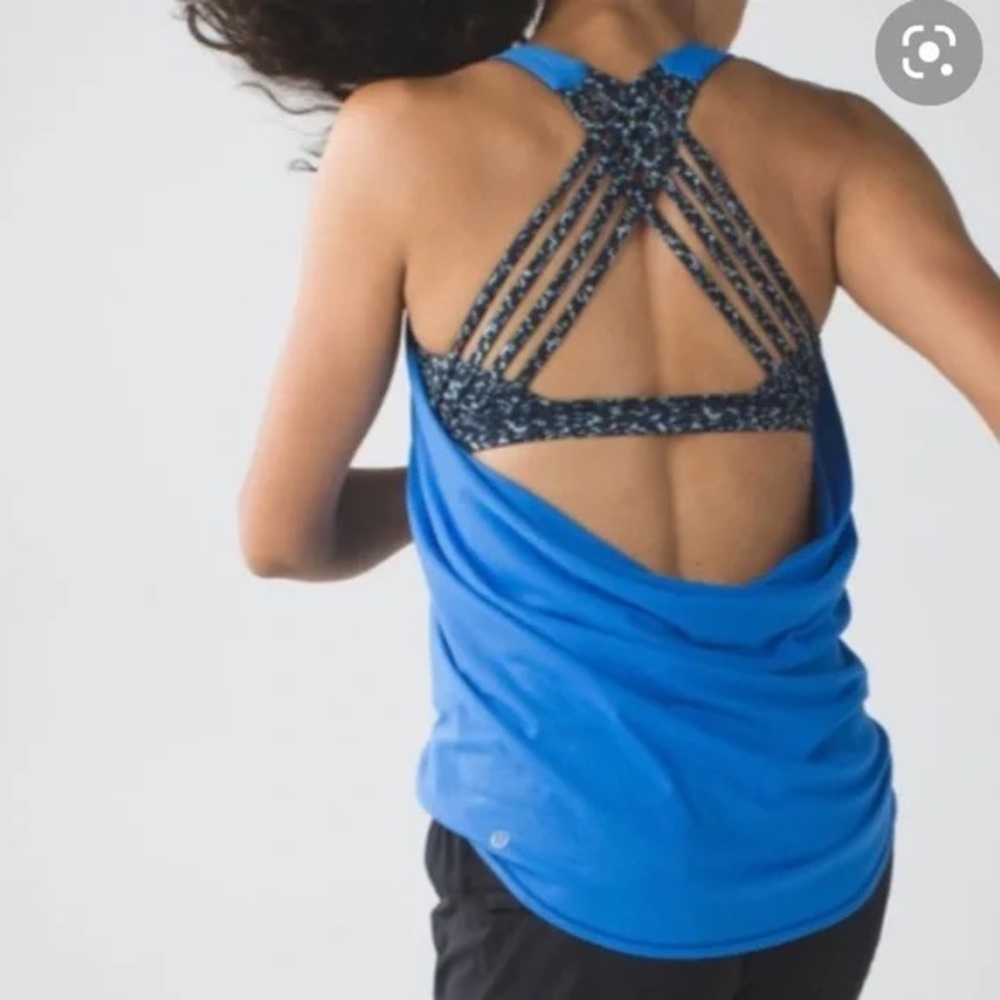 Lululemon | Wild Tank in blue | sz 6